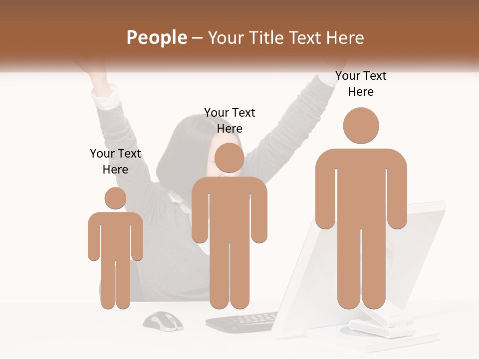 Businesspeople Beautiful Attractive PowerPoint Template