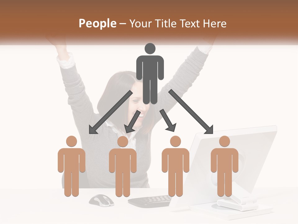 Businesspeople Beautiful Attractive PowerPoint Template