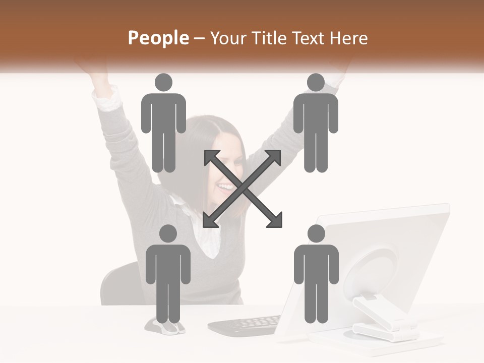 Businesspeople Beautiful Attractive PowerPoint Template