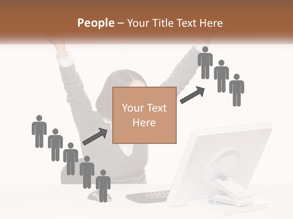 Businesspeople Beautiful Attractive PowerPoint Template