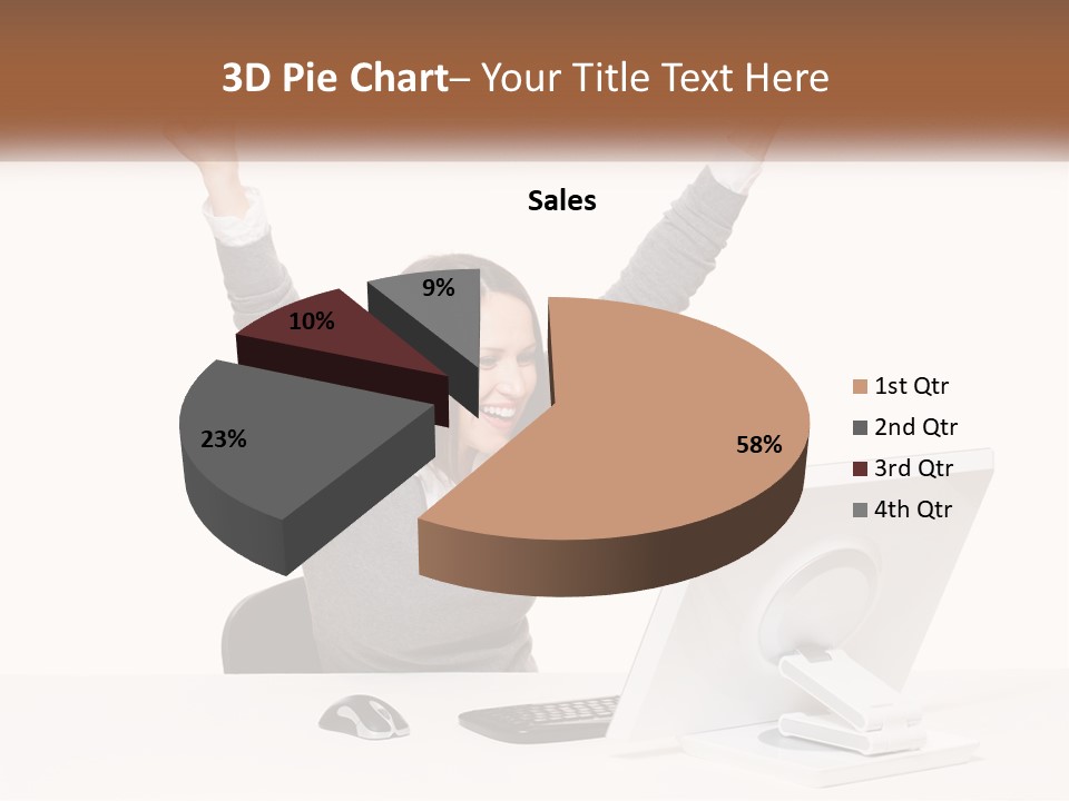 Businesspeople Beautiful Attractive PowerPoint Template