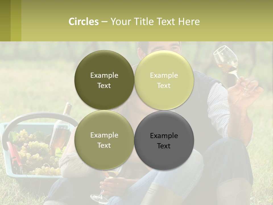 Together Woman Grapevine PowerPoint Template