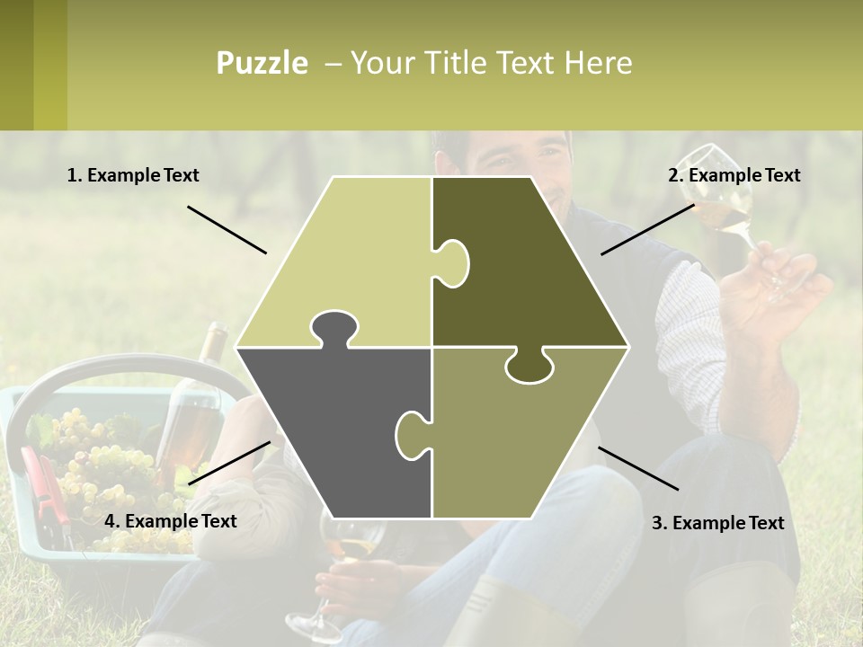 Together Woman Grapevine PowerPoint Template