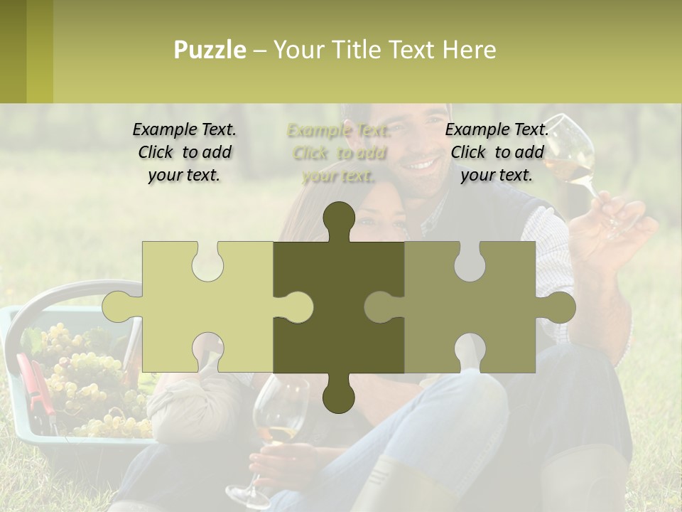 Together Woman Grapevine PowerPoint Template