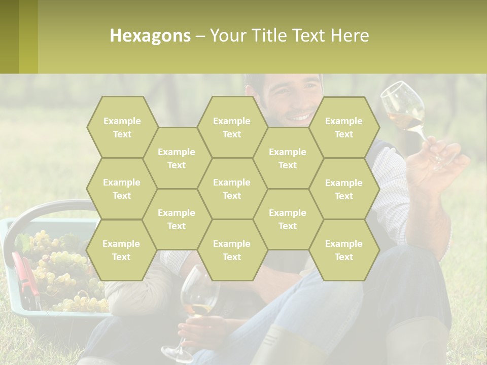 Together Woman Grapevine PowerPoint Template