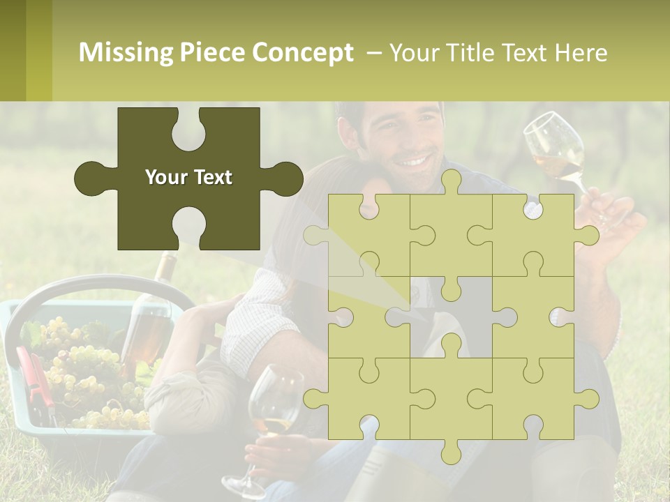 Together Woman Grapevine PowerPoint Template