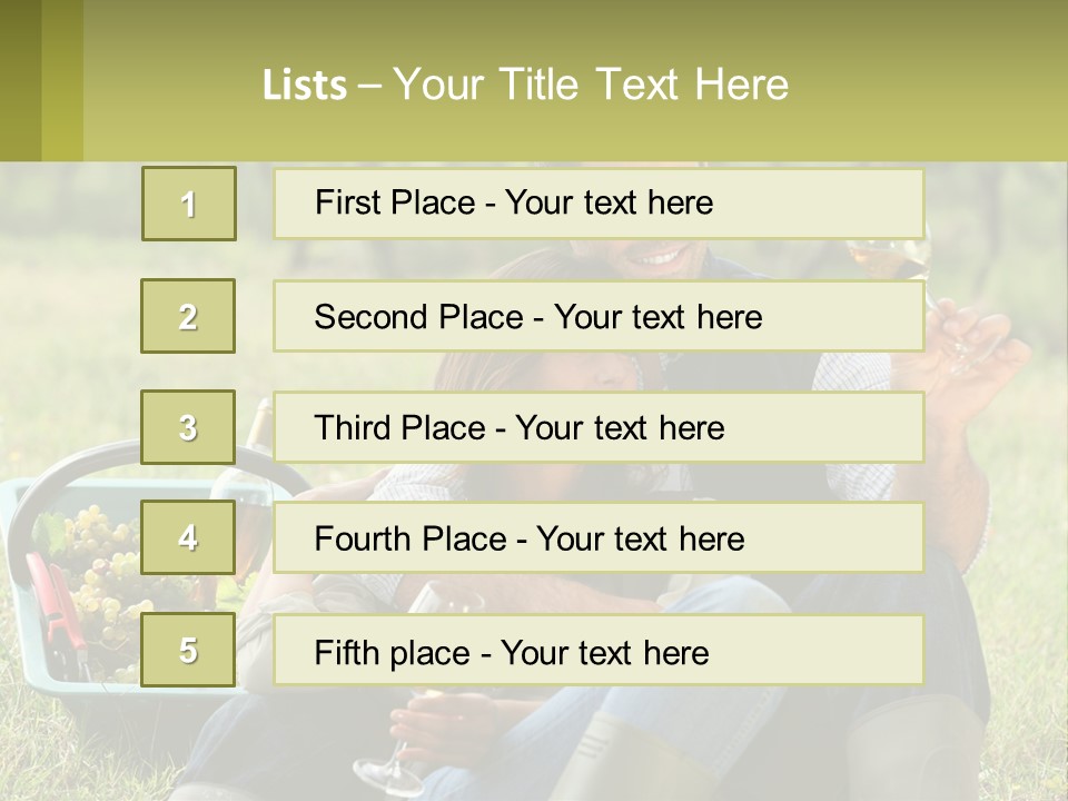 Together Woman Grapevine PowerPoint Template