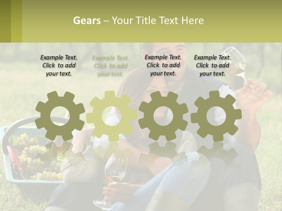 Together Woman Grapevine PowerPoint Template