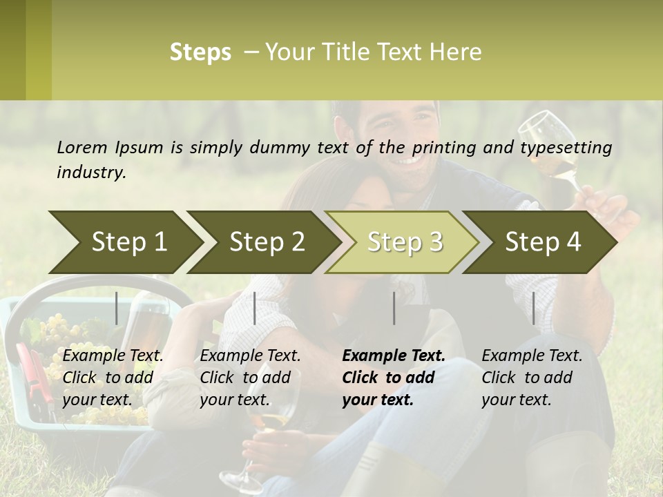Together Woman Grapevine PowerPoint Template