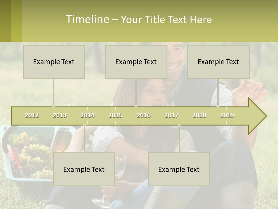 Together Woman Grapevine PowerPoint Template