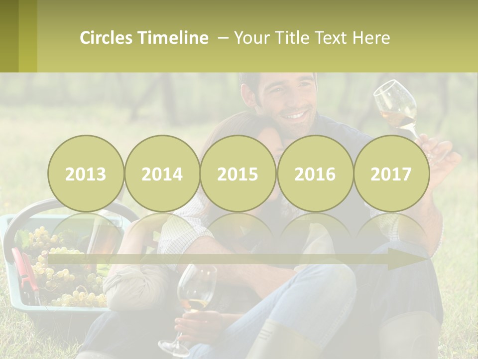 Together Woman Grapevine PowerPoint Template