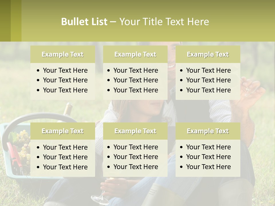 Together Woman Grapevine PowerPoint Template