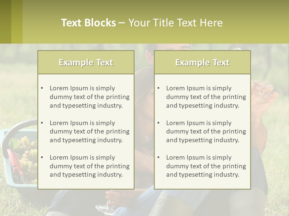 Together Woman Grapevine PowerPoint Template