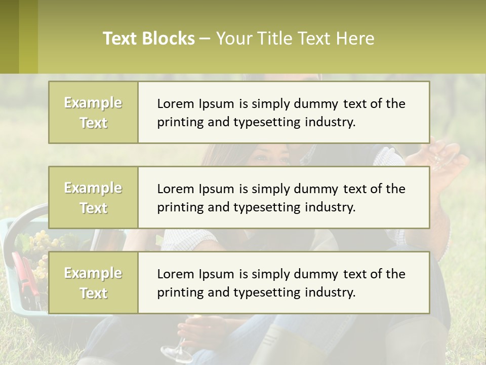 Together Woman Grapevine PowerPoint Template