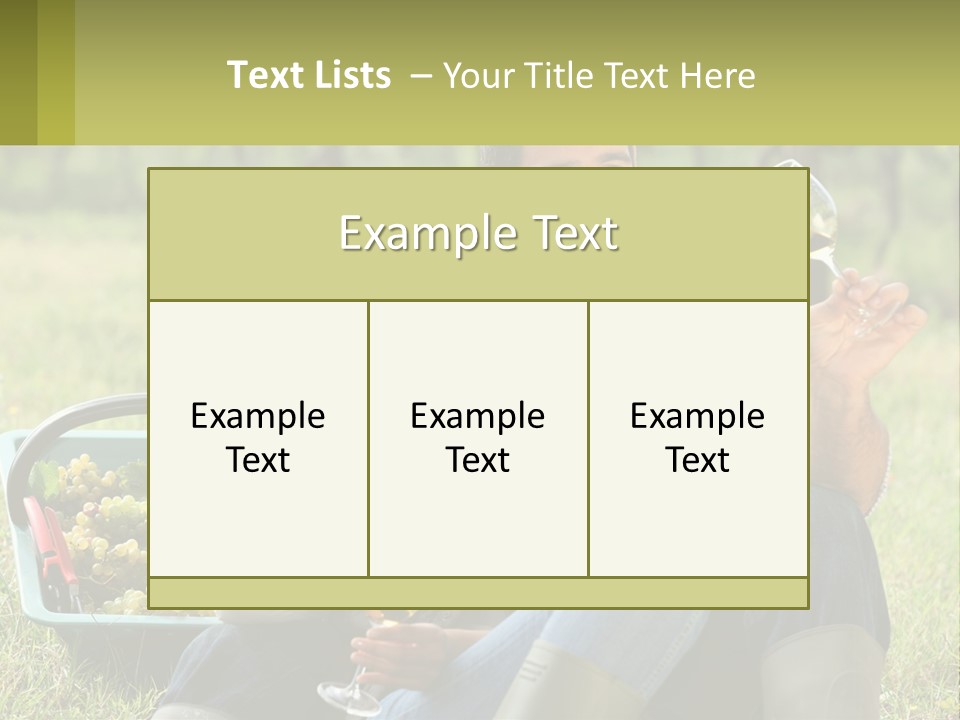Together Woman Grapevine PowerPoint Template
