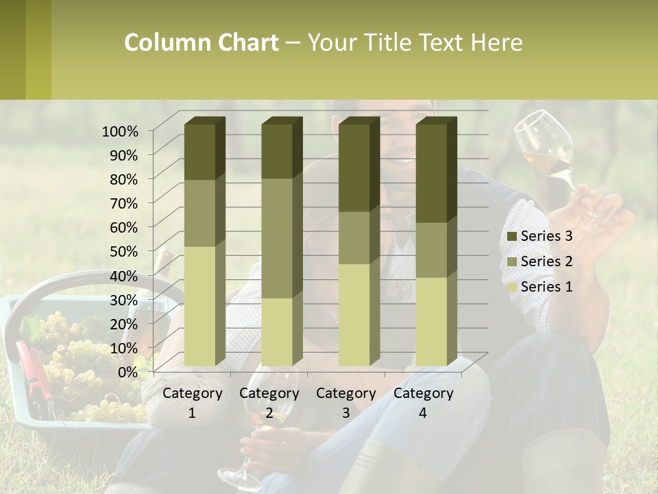 Together Woman Grapevine PowerPoint Template