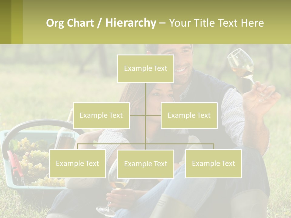 Together Woman Grapevine PowerPoint Template