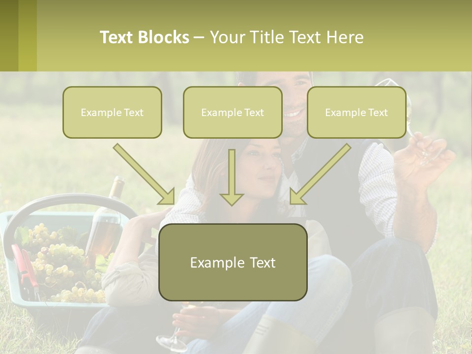Together Woman Grapevine PowerPoint Template
