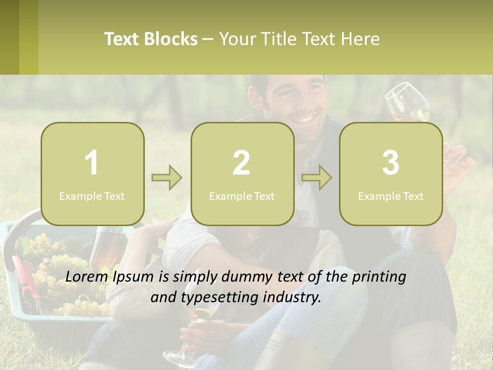 Together Woman Grapevine PowerPoint Template