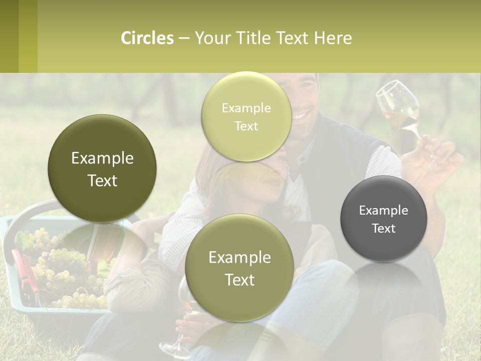 Together Woman Grapevine PowerPoint Template