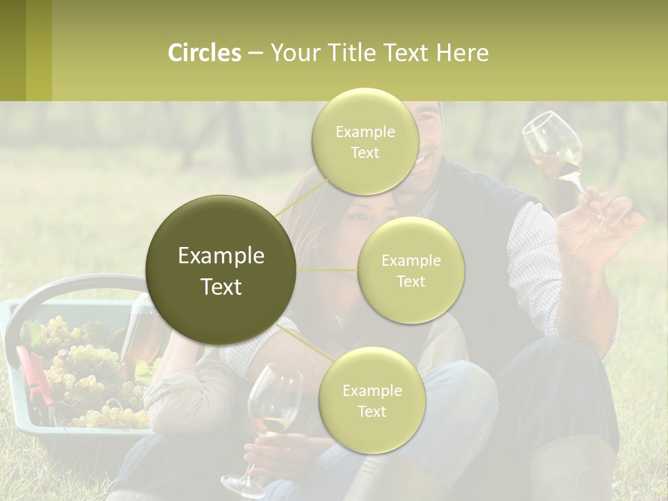 Together Woman Grapevine PowerPoint Template