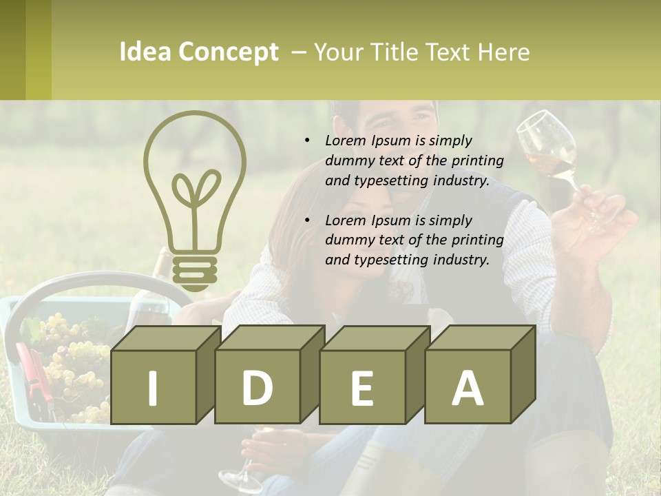 Together Woman Grapevine PowerPoint Template