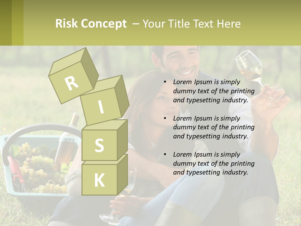 Together Woman Grapevine PowerPoint Template