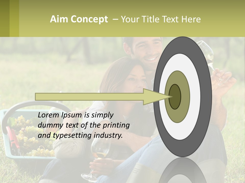 Together Woman Grapevine PowerPoint Template