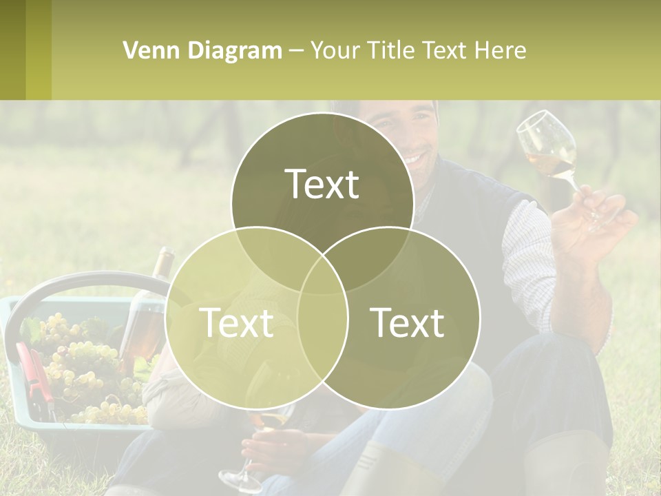 Together Woman Grapevine PowerPoint Template