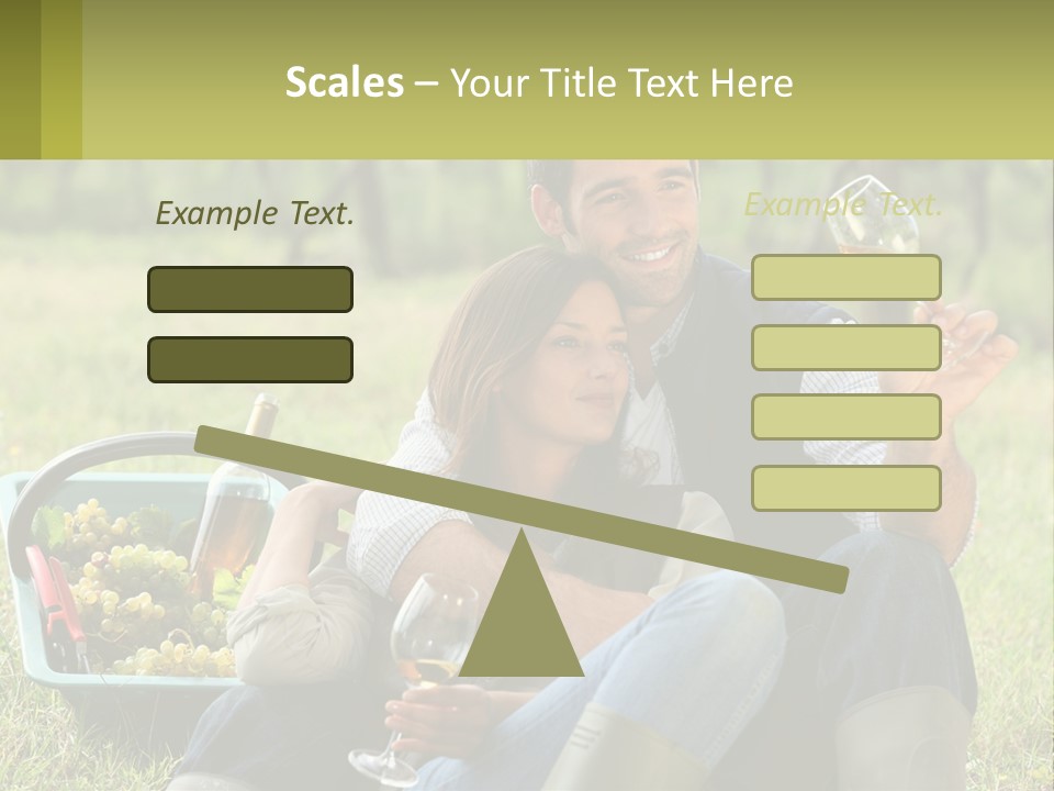 Together Woman Grapevine PowerPoint Template