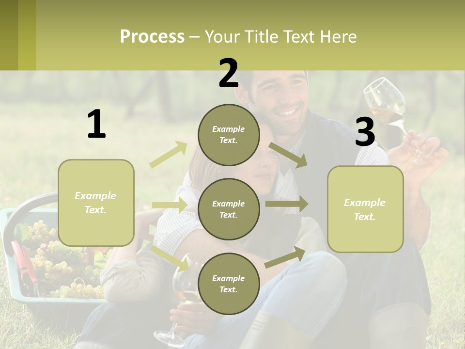 Together Woman Grapevine PowerPoint Template