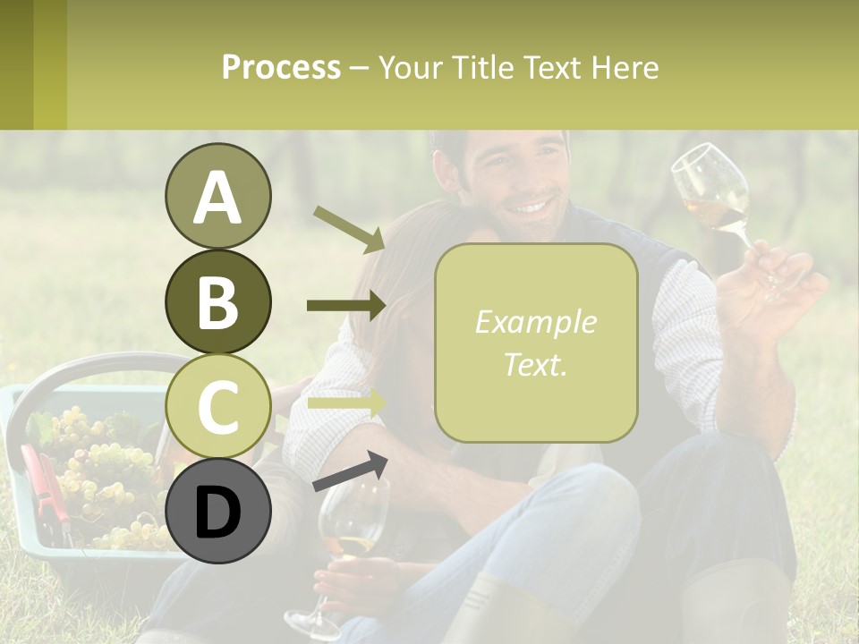 Together Woman Grapevine PowerPoint Template