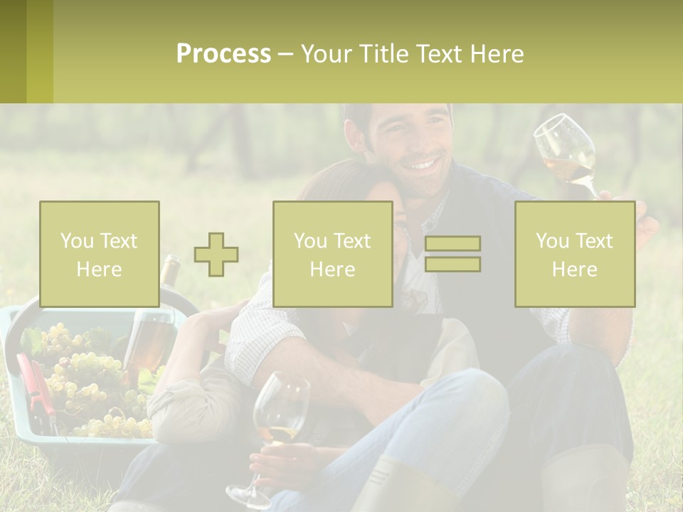 Together Woman Grapevine PowerPoint Template