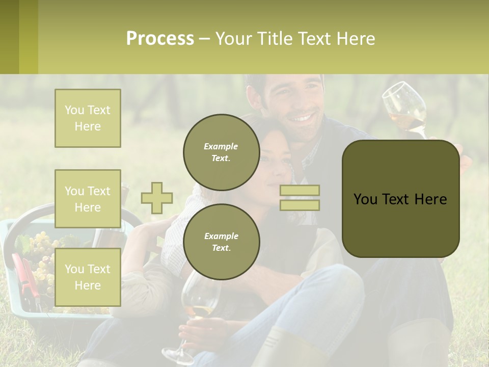 Together Woman Grapevine PowerPoint Template