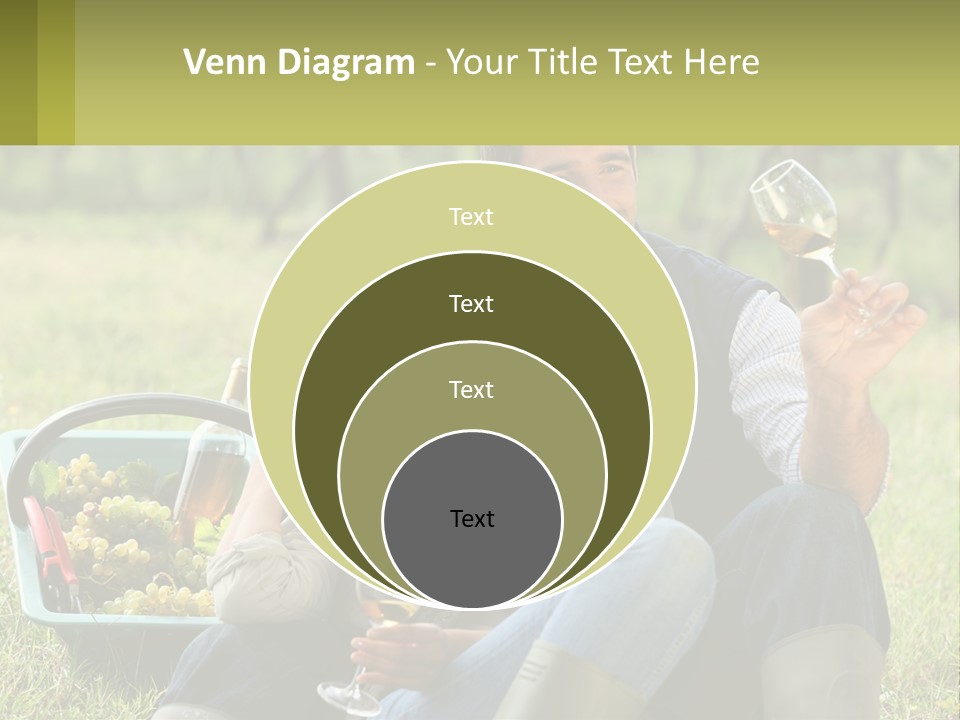 Together Woman Grapevine PowerPoint Template