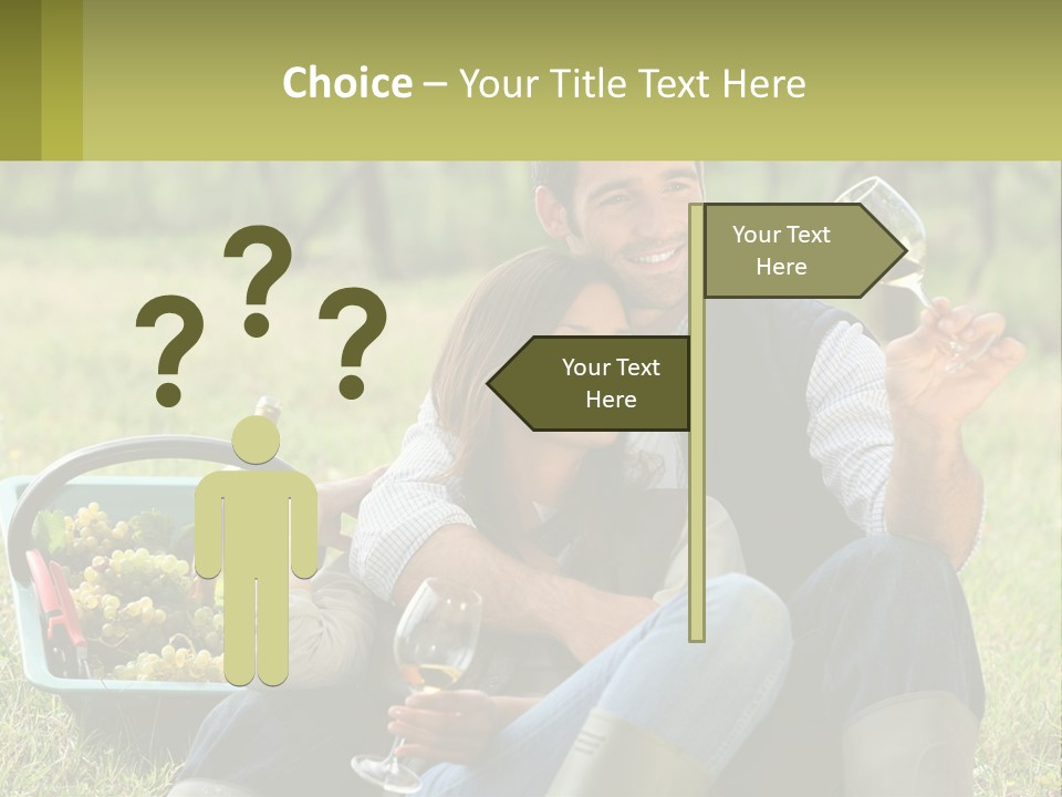 Together Woman Grapevine PowerPoint Template