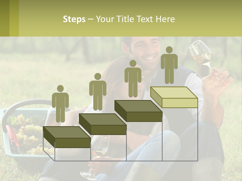 Together Woman Grapevine PowerPoint Template