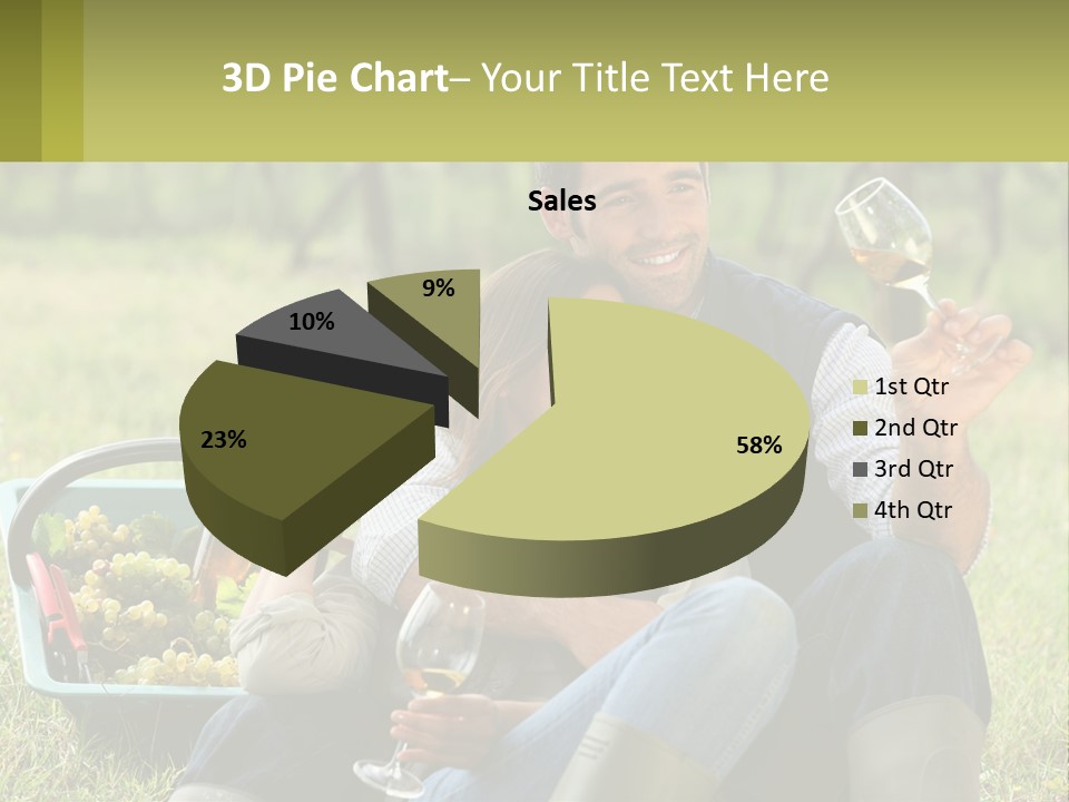 Together Woman Grapevine PowerPoint Template