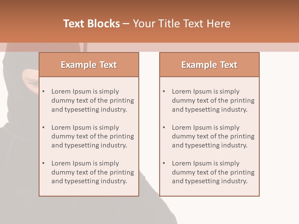 Sneaky Bandit Stealer PowerPoint Template