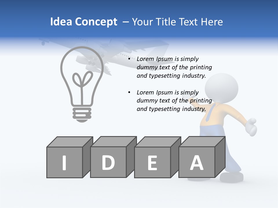Globe Architect Structure PowerPoint Template