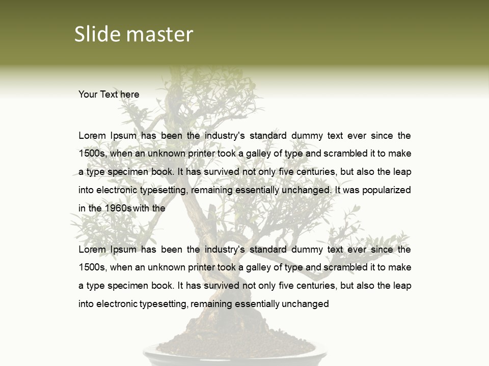 Background Environment High PowerPoint Template