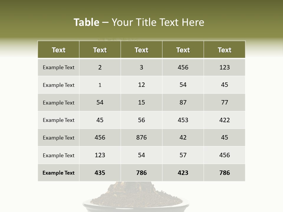 Background Environment High PowerPoint Template