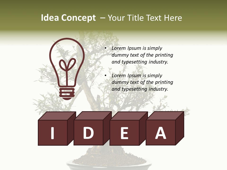 Background Environment High PowerPoint Template