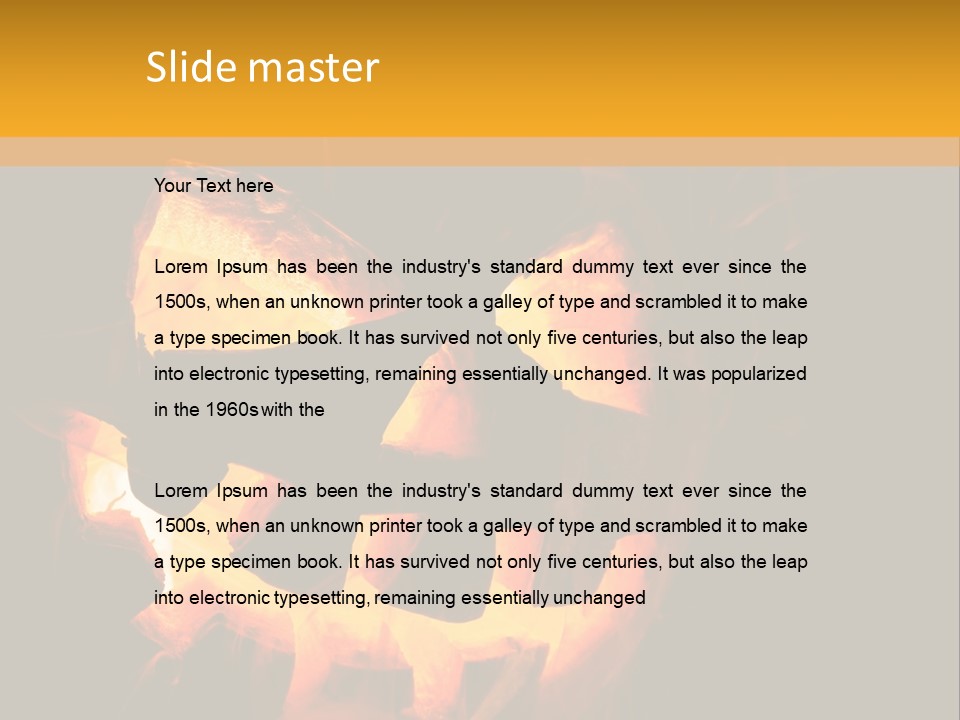 Globe Render Square PowerPoint Template