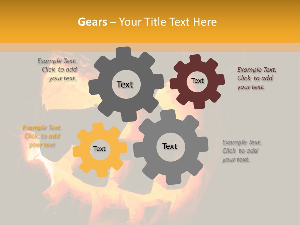 Globe Render Square PowerPoint Template