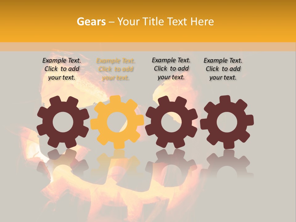 Globe Render Square PowerPoint Template