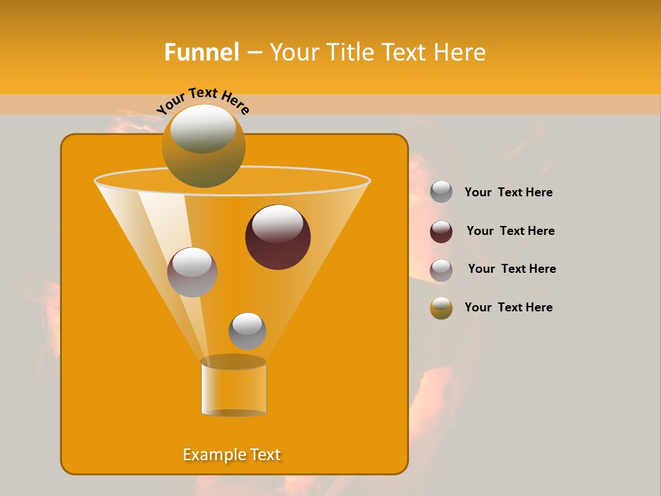 Globe Render Square PowerPoint Template