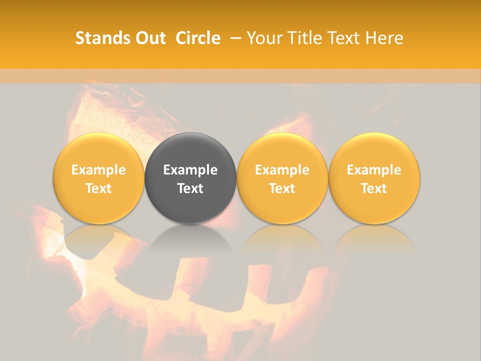 Globe Render Square PowerPoint Template