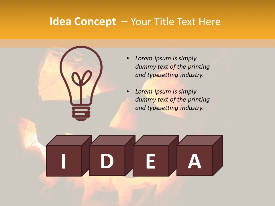 Globe Render Square PowerPoint Template