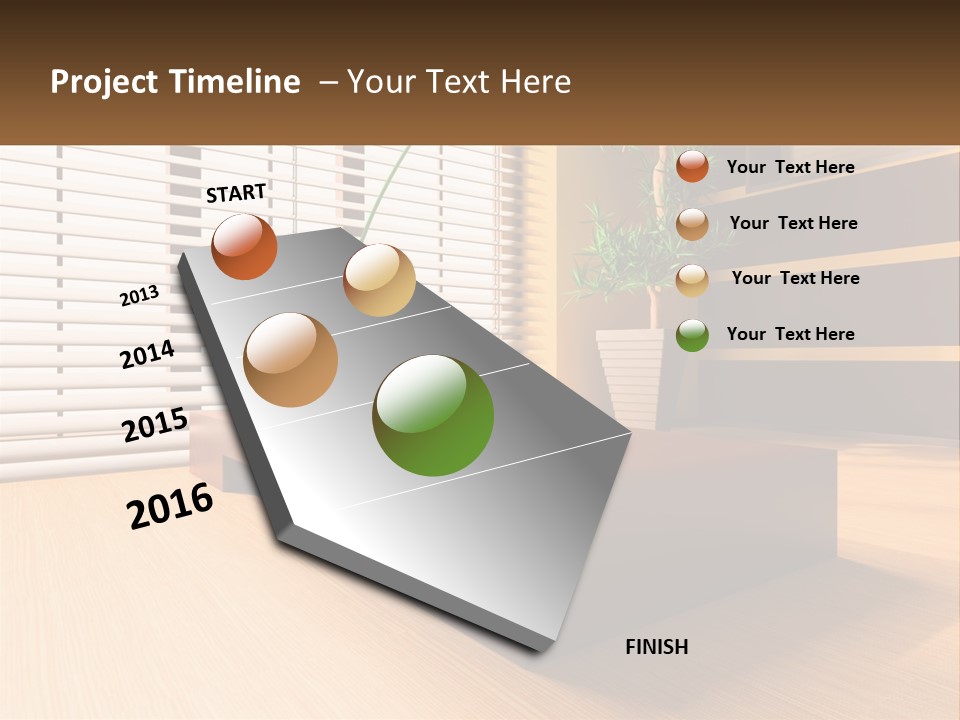 World Sphere Big PowerPoint Template